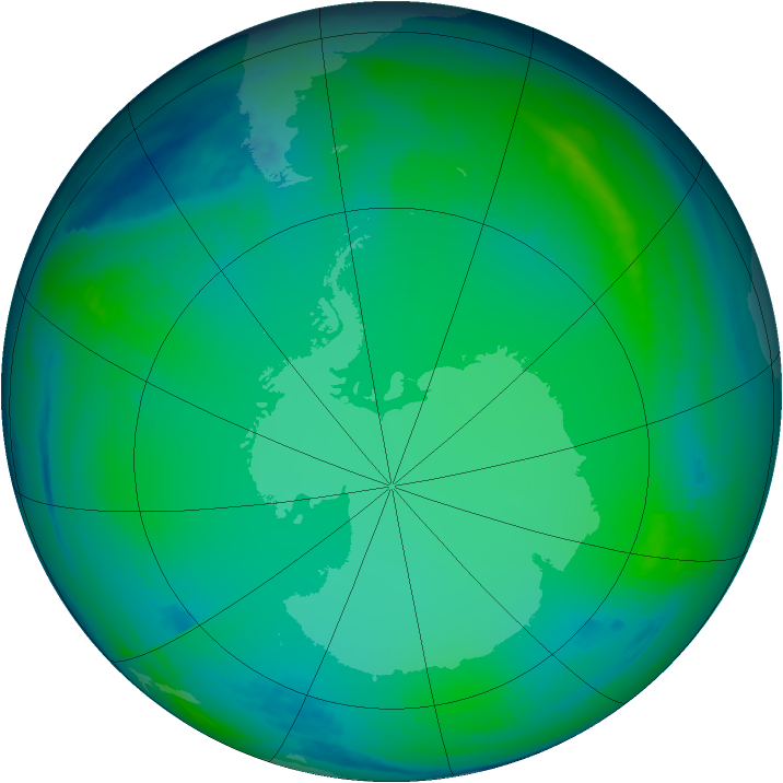 Ozone Map 1999-07-03
